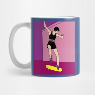 Retro Skateboarder Mug